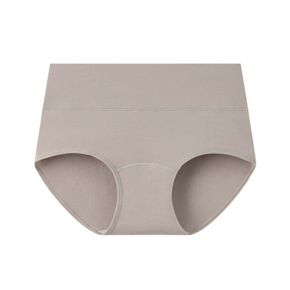 Women's High Waist Cotton Underwear Extended Crotch - Breathable, Comfort for Daily Wear - L-XXL