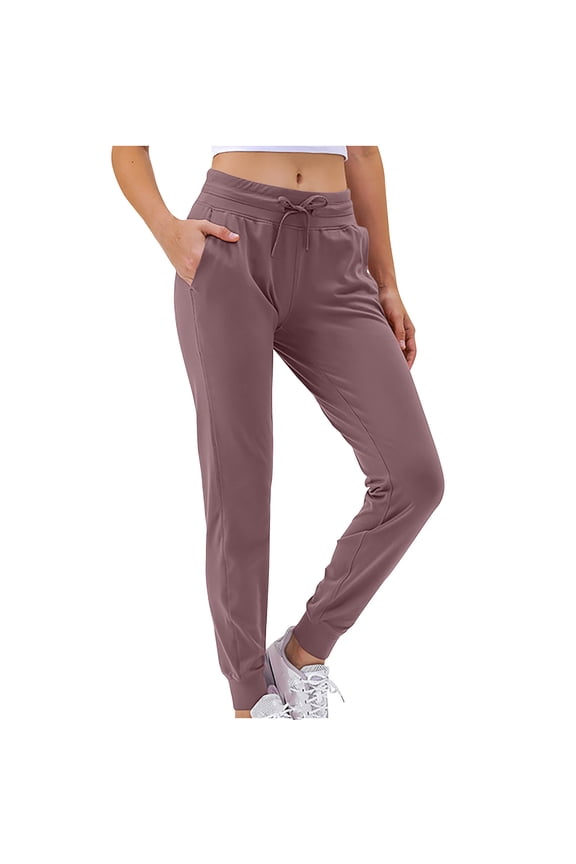 Women's High Waist Drawstring Quick Drying Running Fitness Pants Legging Athletic Pants Yoga Pants Fashion Olyvenn Fashion Womens Sports Active Skinny Stretch Full Length Pants Gray 6