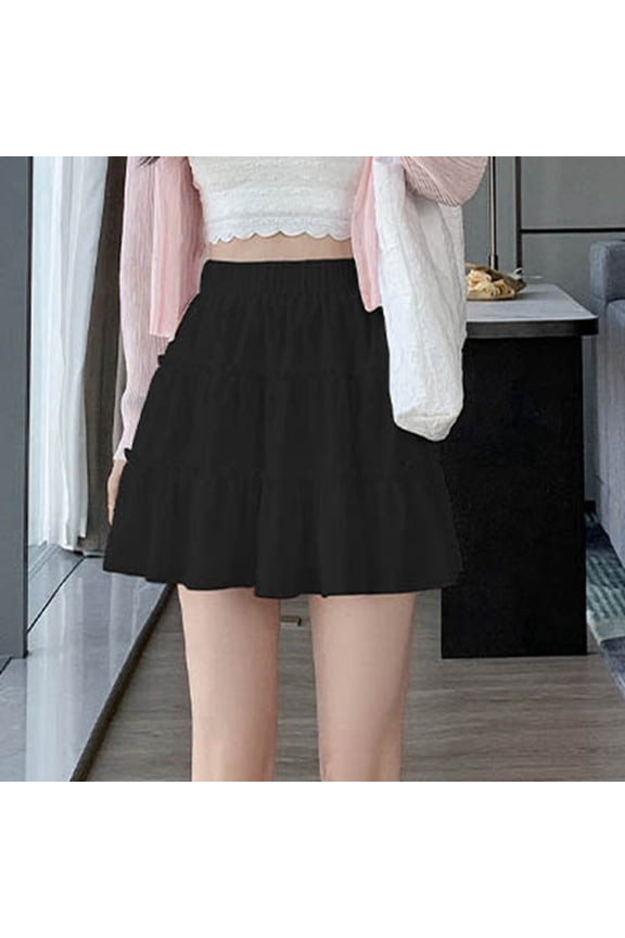 Women's A High Waist Fashion Design Cake Skirt Petite Pleated Tutu Skirt Denim Skirts for Women Knee Length Skirt Shorts for Women Bed Skirt Wrap around Sequined Skirts Mini Jean Skirt Girls Ballet