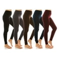 thumbnail image 1 of Women's High Waist Fleece Lined Leggings Regular and Plus Size, 1 of 1