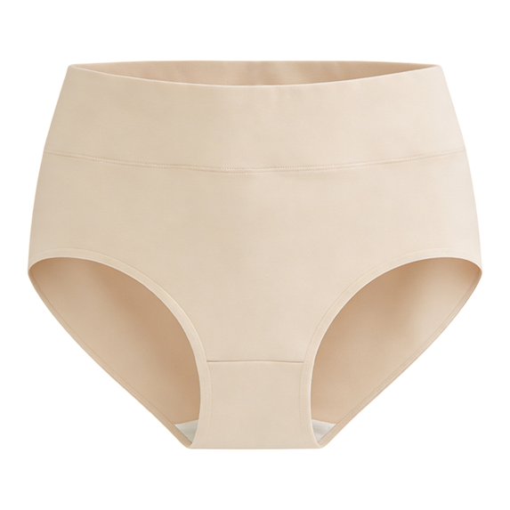 Women's High Waist Full Coverage Cotton Stretch Briefs Underwear Color S
