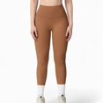 thumbnail image 1 of Women's High Waist Full Length Leggings with Seamless Design and Stretch Fit for Everyday Movement - Medium, Brown, 1 of 7
