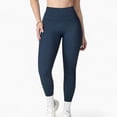 thumbnail image 1 of Women's High Waist Full Length Seamless Compression Leggings for Active and Casual Wear - X Large, Navy, 1 of 7