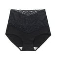 thumbnail image 1 of Women's High Waist Lace Underwear Soft Comfortable V Neck Briefs Seamless Panties for Daily Wear, 1 of 2