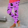 thumbnail image 1 of Women's High Waist Leggings Spooky Halloween Printed Yoga Pant Tummy Control Elastic Leggings Workout Athletic Lounge Pants, 1 of 4