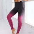 thumbnail image 1 of Women's High Waist Ombre Gradient Yoga Pants for Women Stretch Full Length Athletic Leggings, Soft Squat Proof Workout Tight Trousers for Gym Running Outdoor, 1 of 5