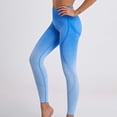 thumbnail image 1 of Women's High Waist Ombre Gradient Yoga Pants for Women Stretch Full Length Athletic Leggings, Soft Squat Proof Workout Tight Trousers for Gym Running Outdoor, 1 of 5