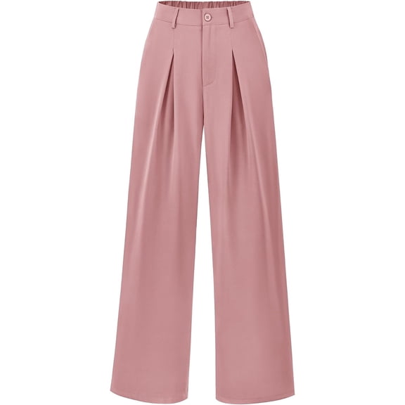 Women's High Waist Palazzo Pants Fall 2025 Casual Wide Leg Trousers Loose Work Office Business Suit Pant Pockets