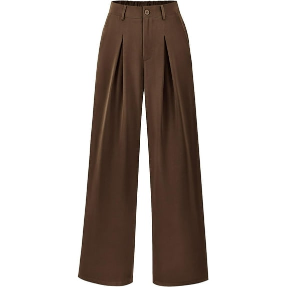 Women's High Waist Palazzo Pants Fall 2025 Casual Wide Leg Trousers Loose Work Office Business Suit Pant Pockets