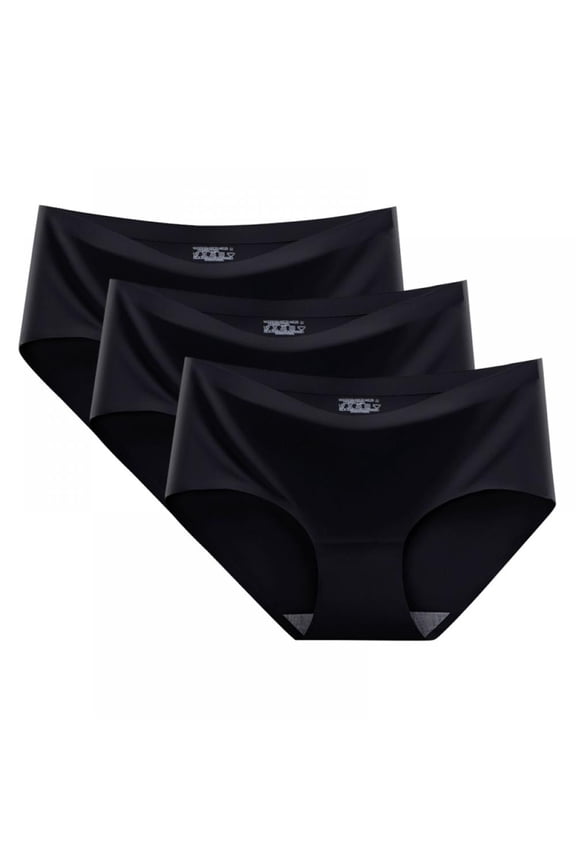 Women's High Waist Panties Sexy Lace Underwear For Women Silk With Silky Tactile 3 Pack, Women's Panties XL