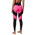 thumbnail image 1 of Women's High Waist Patchwork Leggings - Hip Lift Sports Stretch Pants, Polyester Spandex for Yoga/Fitness, 1 of 5