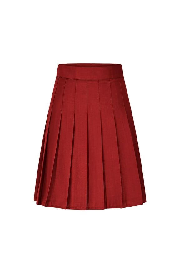 Women's High Waist Pleated Skater Skirt with Built in Shorts – A-Line Tennis Mini Skirt, Stretchy Uniform & Casual Bottom for Summer