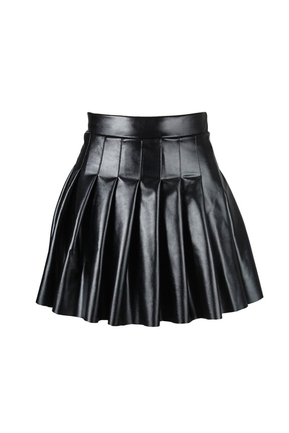 Women's High Waist Pleated Solid Short Skirt Elegant Leather Skirt Bed Skirt Twin Denim Overall Skirt Poodle Skirts for Women Cow Print Skirt Plaid Skirt plus Size Long Skirts for Women High Waist Two