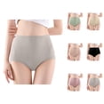 thumbnail image 1 of Women's High Waist Plus 7A Crotch Lift Seamless Panties Ladies Underwear, 1 of 5