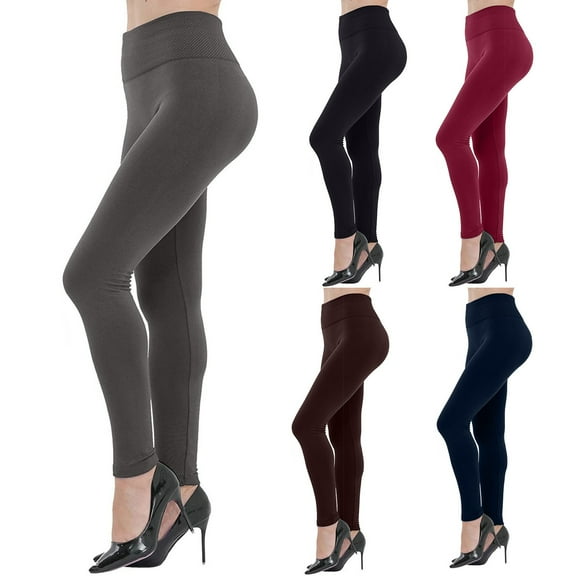 Women's High Waist Printed Leggings Soft Opaque Tummy Control Running Cycling Yoga Pants