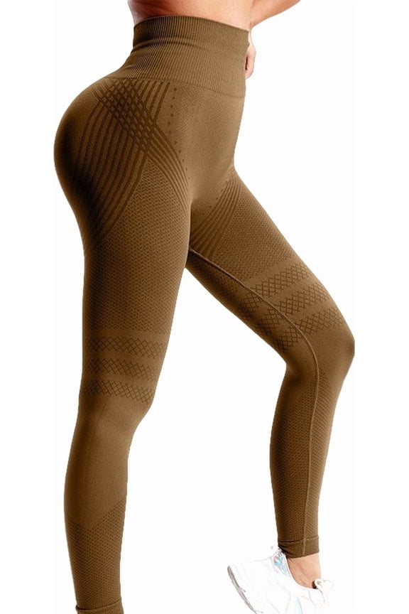 High Waist Resistance Band Leggings for Women – Built-In Bands for Yoga, Gym, Workout, Fitness, Training, and Active Lifestyle