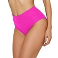 thumbnail image 1 of Women's High Waist Retro Swim Bottoms Full Coverage Bikini Tankini Briefs with Stretch Control, 1 of 5
