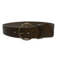 thumbnail image 1 of Women's High Waist Round Full Grain Taper Leather Belt, 1 of 3