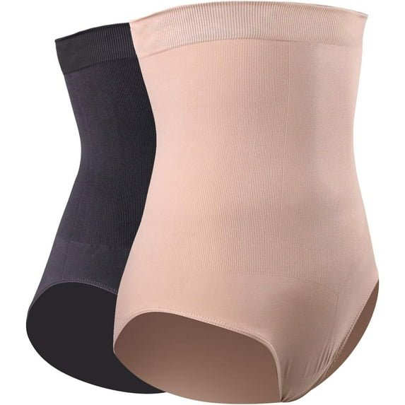 Women's High-Waist Seamless Body Shaper Briefs Firm Tummy Control Slimming Shapewear Panties Girdle Underwear