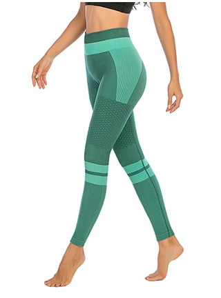Juebong Workout Leggings for Women, Squat Proof High Waisted Yoga Pants  Color Block Stretch Soft Activewear 