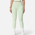 thumbnail image 1 of Women's High Waist Seamless Leggings with Tummy Control and Sculpting Fit for Active or Casual Everyday Wear - Small, Green, 1 of 7