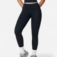 thumbnail image 1 of Women's High Waist Seamless Leggings with Tummy Control and Sculpting Fit for Active or Casual Everyday Wear - X Large, Black, 1 of 7
