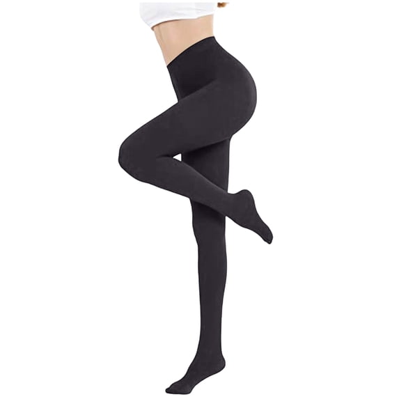 Women‘s High Waist Solid Opaque Tights Soft Stretch Full Foot Pantyhose Nylon for Halloween Christmas