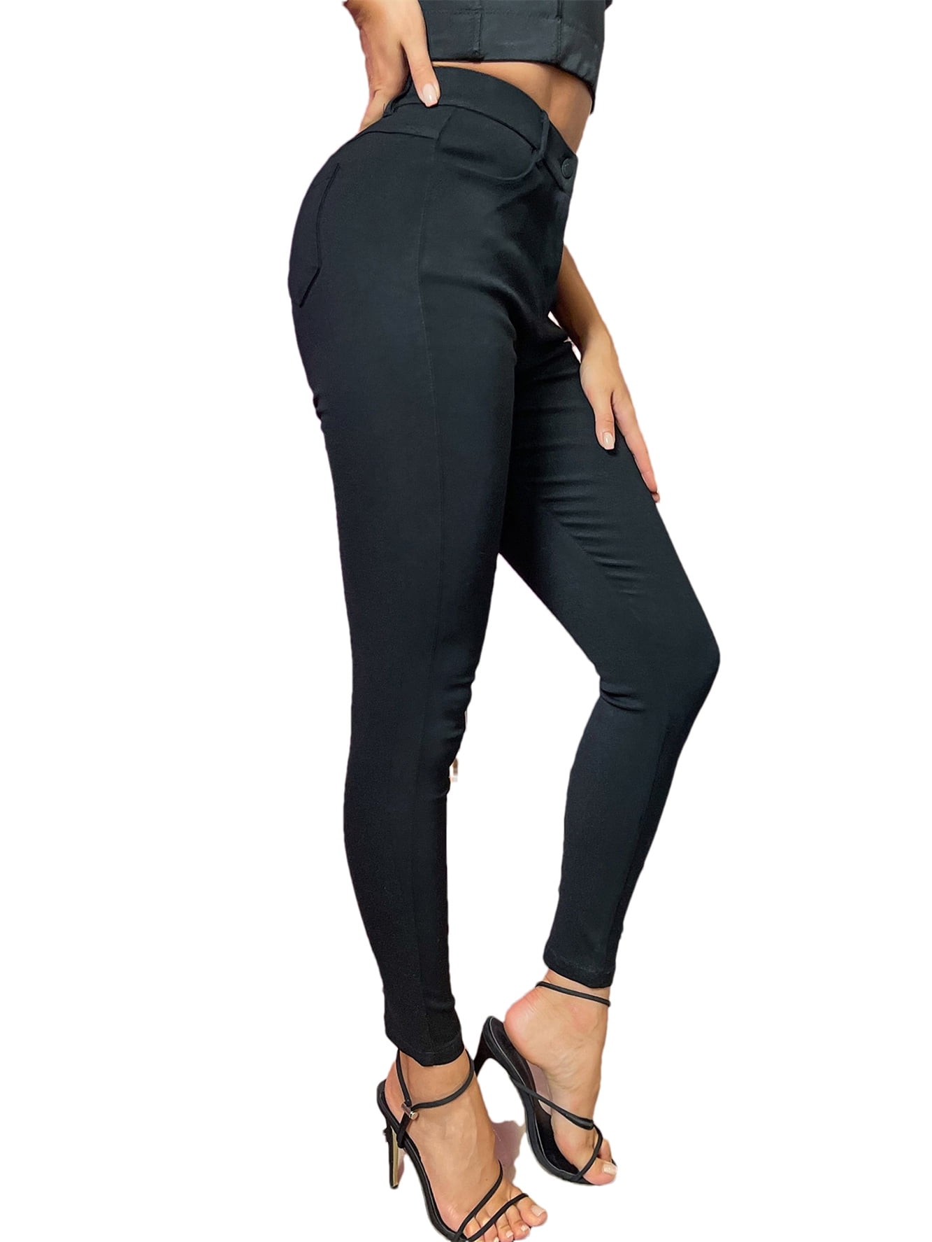 Skinny cheap stretch trousers