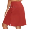 thumbnail image 1 of Women's High Waist Tennis Skirt with Pockets Breathable Adjustable Waistband for Golf Fitness Running, 1 of 8