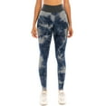 thumbnail image 1 of Women's High Waist Textured Butt Lifting Slimming Workout Leggings Tights Exercise Stretch Trousers, 1 of 6