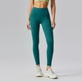 thumbnail image 1 of Women's High Waist Tight Stretch Trousers Outdoor Sports Morning Run Breathable Quick Drying Fitness Pants Lift Yoga Pants Ruched Leggings Women Leggings Fashion High Elasticity Workout Yoga Pants, 1 of 8