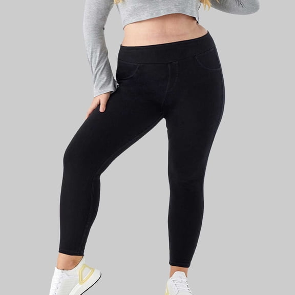 Women's High Waist Tight Yoga Plus High Elasticity Outerwear Casual Pants Jeans