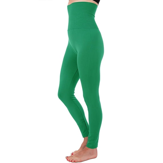Women's High Waist Tummy Control Fleece Lined Legging Winter Warm Compression Top Thermal Pants