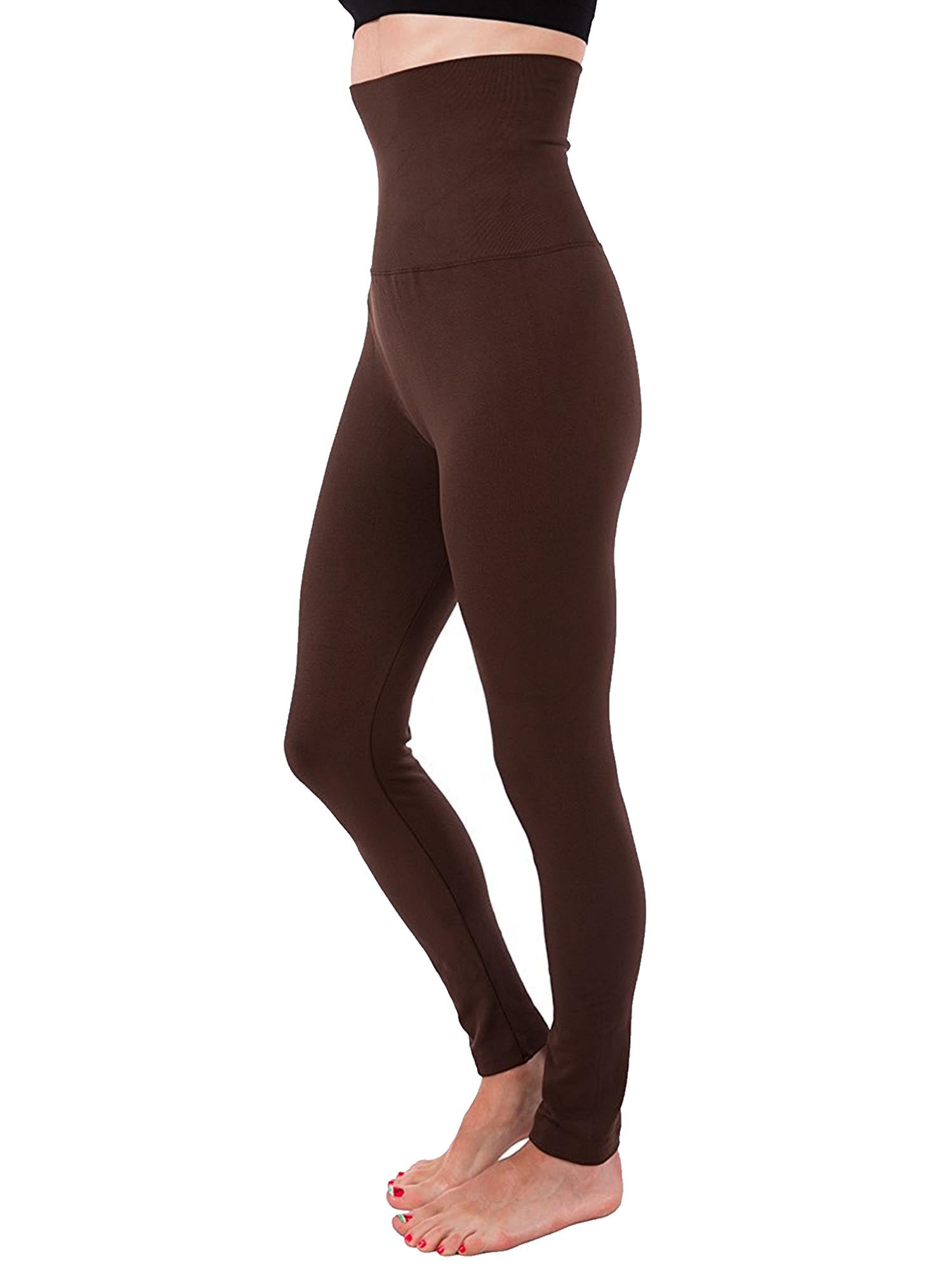 yeuG Women's Fleece Lined Leggings - High Waisted Winter Tummy Control  Leggings for Women Thermal Warm Workout Yoga Pants