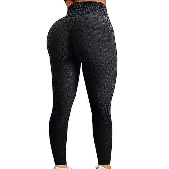 Women's High Waist Tummy Control Slimming Booty Leggings Yoga Pants