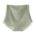 thumbnail image 1 of Women's High Waist Underwear Breathable Comfortable Non Silk Crotch Lightweight Soft Stretch Panties for Daily Wear, 1 of 5