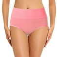 thumbnail image 1 of Women's High Waist Underwear Comfortable Plus Size Panties Soft Breathable Everyday, 1 of 4