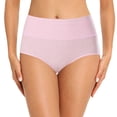 thumbnail image 1 of Women's High Waist Underwear Comfortable Plus Size Panties Soft Breathable Everyday, 1 of 4