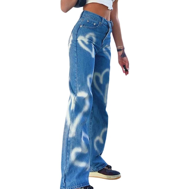 正規品 Heart hip flare denim Heart hip wide denim S