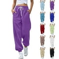 thumbnail image 1 of Women's High Waist Workout Joggers with Pockets Comfortable Sweatpants for Yoga and Casual Athletic Wear, 1 of 8