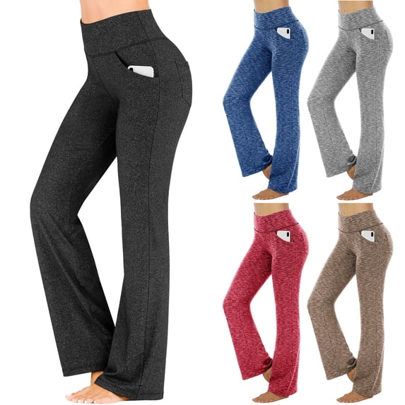 Women's High Waist Workout Leggings with Pockets Comfortable Stretch Yoga Pants for Training and Casual Wear