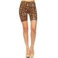 thumbnail image 1 of Women's High Waist Workout Shorts Activewear Stretch Biker Fit, 1 of 4