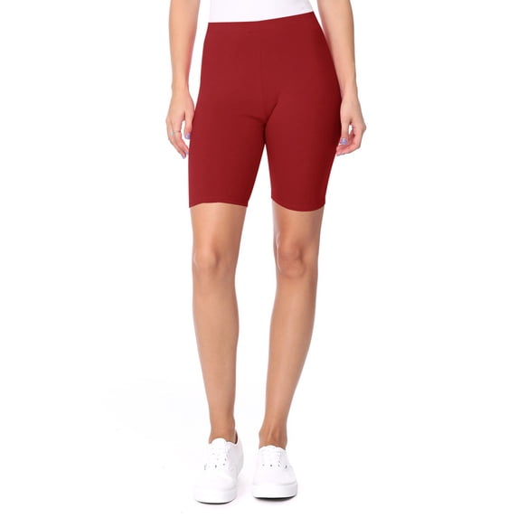 Women's High Waist Workout Shorts Activewear Stretch Biker Fit