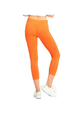 Neon Yellow Leggings for Women, High Waisted or Mid Rise, Neon Workout Pants,  High-visibility Running Leggings, Solid Neon Workout Clothes -  Canada