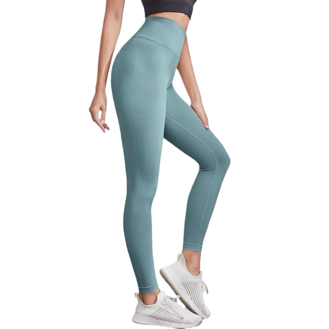 Women's High Waist Workout Yoga Pants Tight Leggings M