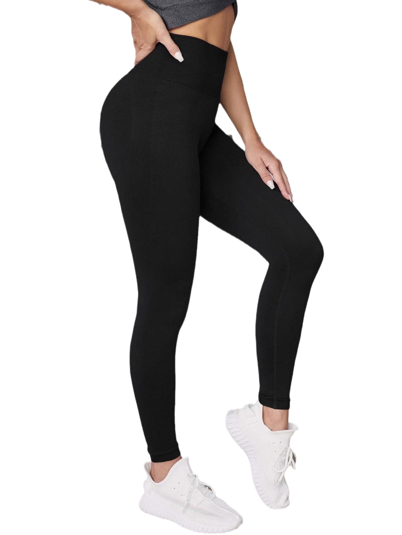 Women's High Waist Workout Yoga Pants Tight Leggings XS