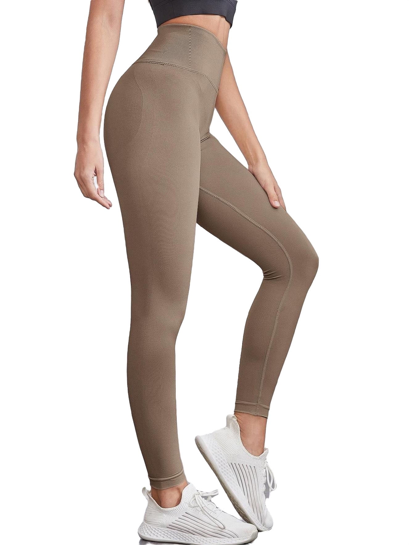 Women's High Waist Workout Yoga Pants Tight Leggings XS