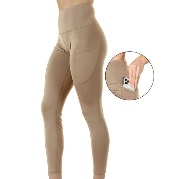 Women's High Waist Yoga Leggings with Two Side Pockets Sports Legging Pants