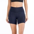 thumbnail image 1 of Women’s High Waist Yoga Pants Butt Lift Ruching Sport Short Shorts Gym Workout Leggings, 1 of 7