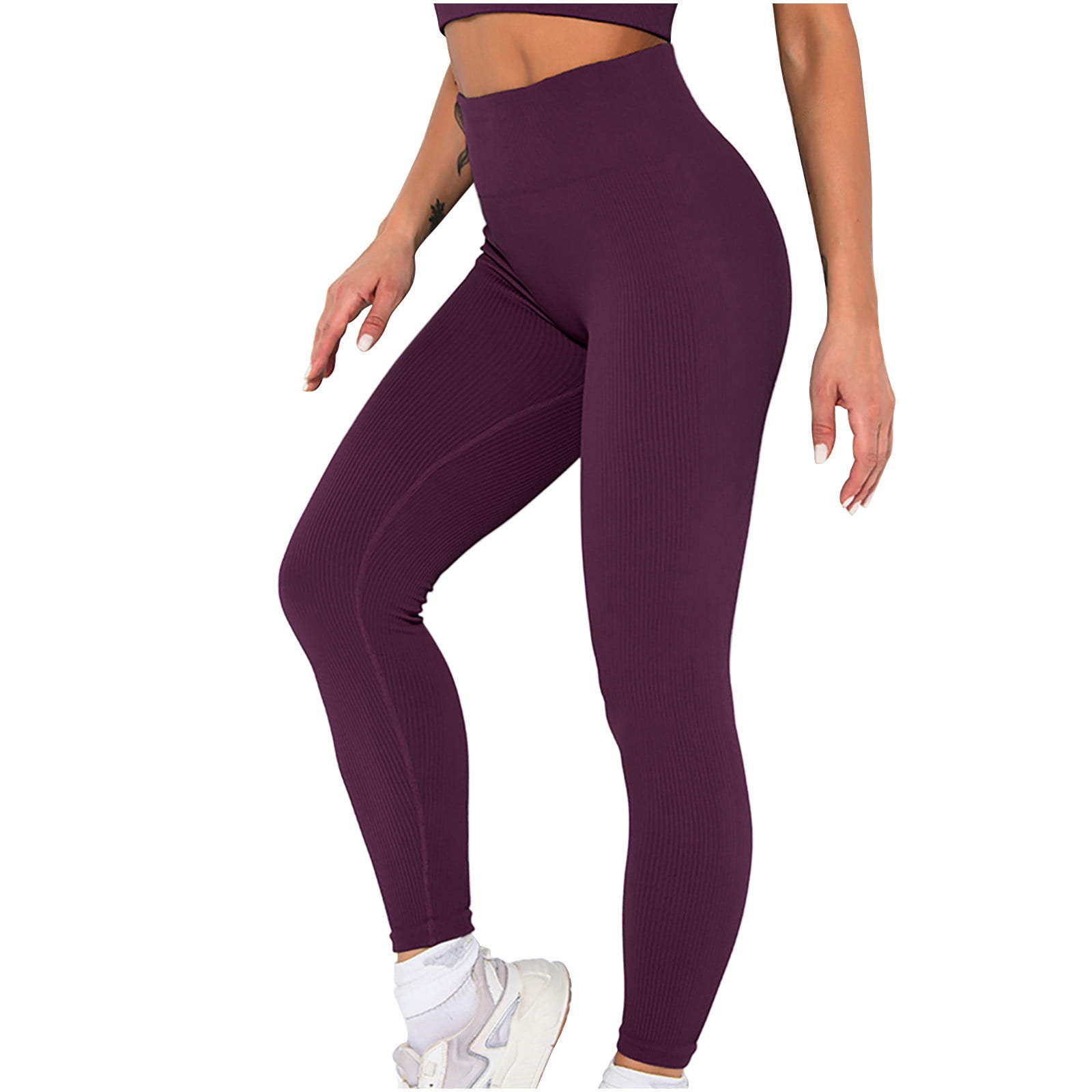 Lolmot Leggings with Pockets for Women High Waist Tummy Control Yoga Pants  Stretch Workout Running Yoga Cargo Pants Compression Leggings 